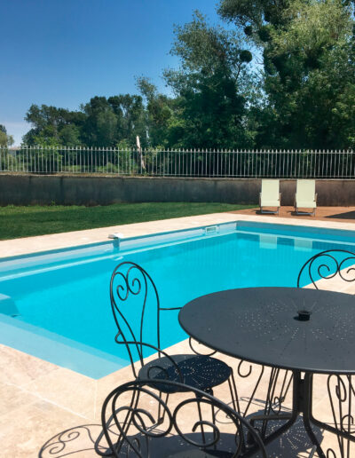 Construction of a swimming pool by Piscines ANCA