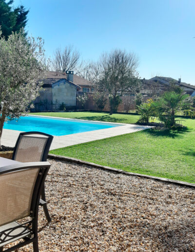 Construction of a swimming pool by Piscines ANCA