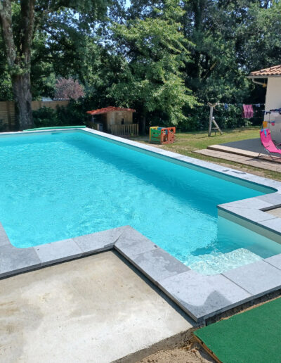 Construction d'une piscine maçonnée par Piscines ANCA